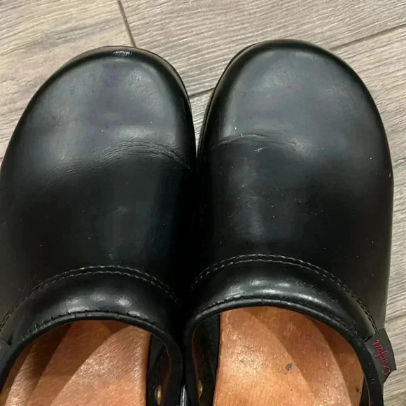 [42/US11] Black Safety  Clog Comfy Foot Bed Danish Design - Picture 2 of 8